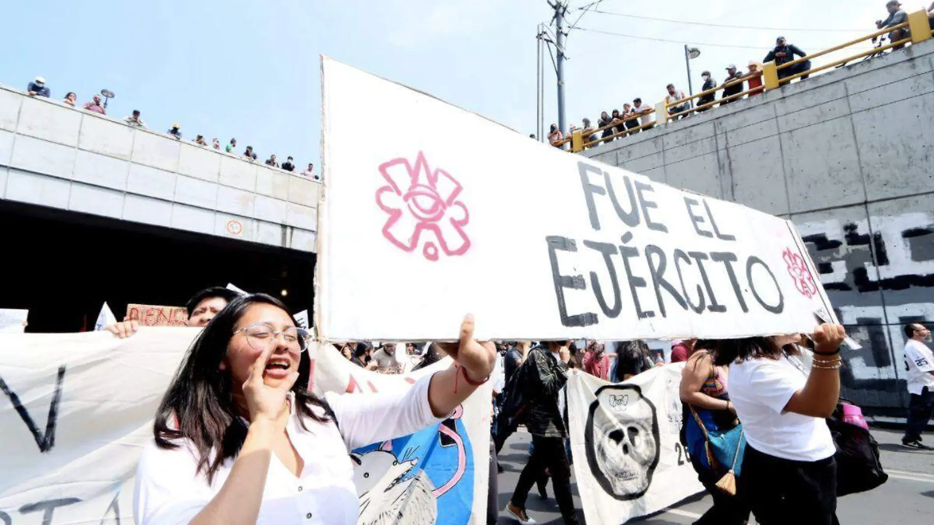 Rechazan militarización de la seguridad pública durante marcha del 2 de octubre